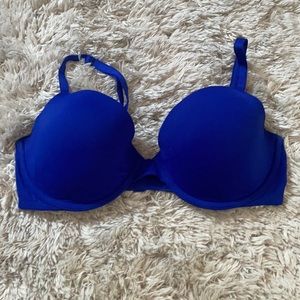 Pink brand bra size 34D color blue